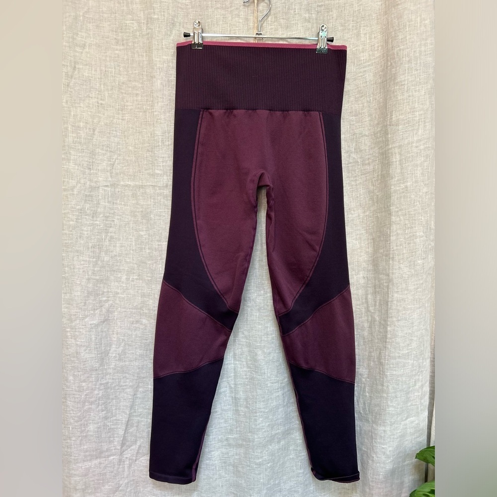 Thirdlove Flex Seamless Leggings maroon pink size large - Picture 3 of 13